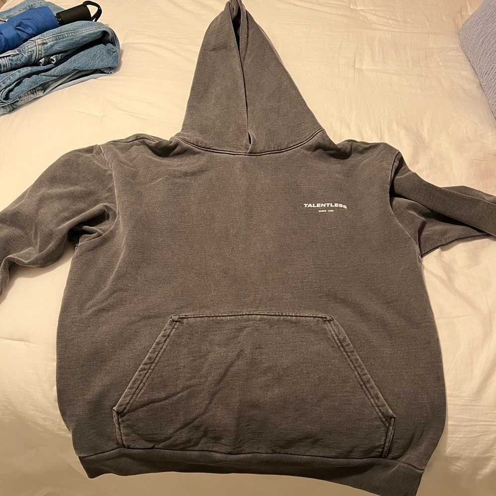 Talentless Gray Circle Logo Hoodie / Sweatshirt